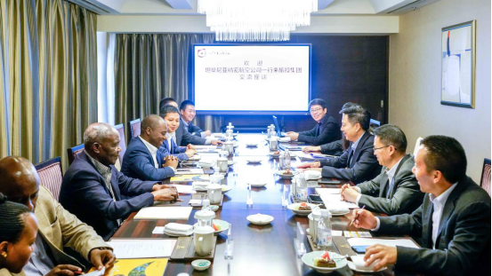 坦桑尼亚驻华参赞一行到必赢亚洲集团交流座谈