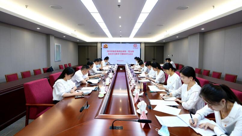 必赢亚洲集团党委书记、董事长任丁加入总部第一党支部党史学习教育专题组织生涯会